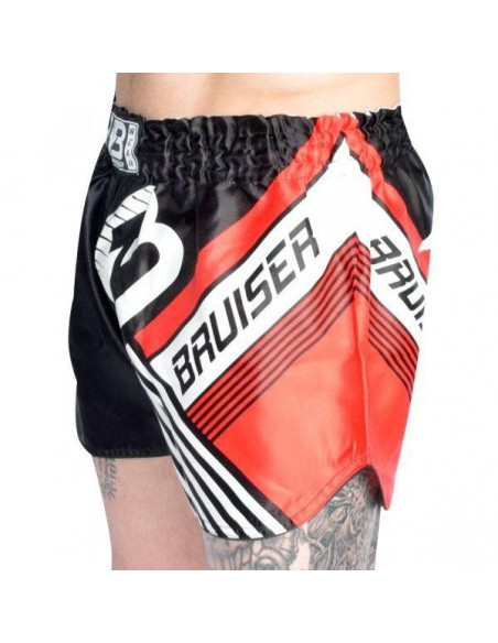 Pantalon Thai/kick Fury rojo PAN-3703 XL - Bruiser