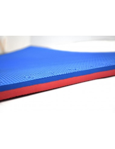Tatami 1 x 1 m 30 mm rojo/azul