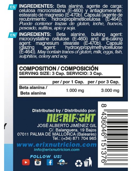 Beta alanine 3000 MG  90 Caps