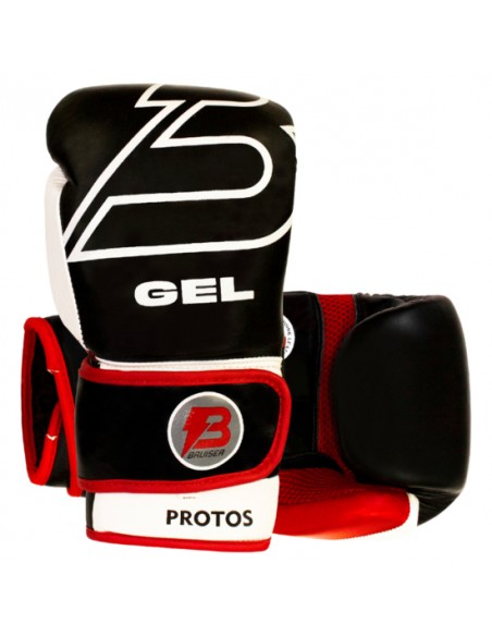 Guantes Gel Negro GU-312 Piel-14 Oz
