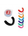 Bucal Simple Plastico transparente azul - Bruiser