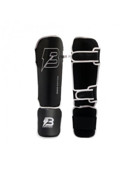 Espinillera tobillera  Rock  Piel Negro ES-503 S -