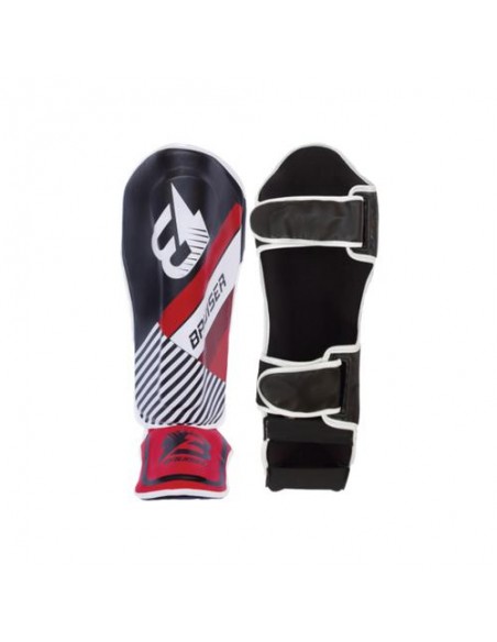 Espinillera Tobillera Fury P Piel rojo ES-542 L -B