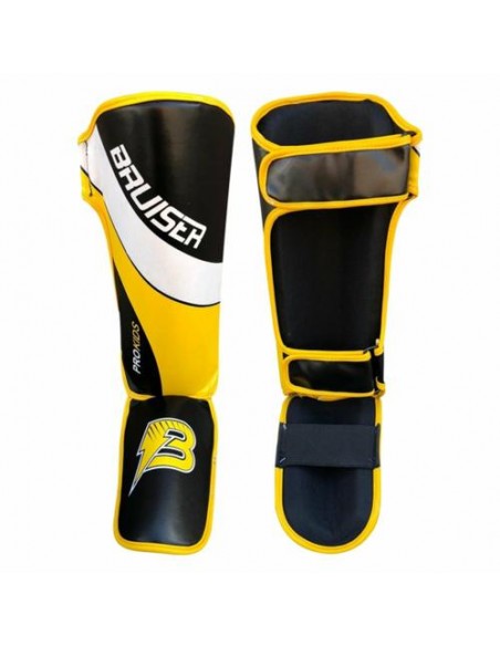 Espinillera Tobillera Pro Kids P Piel amarilla ES-
