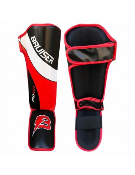 Espinillera Tobillera Pro Kids P Piel Roja ES-549 