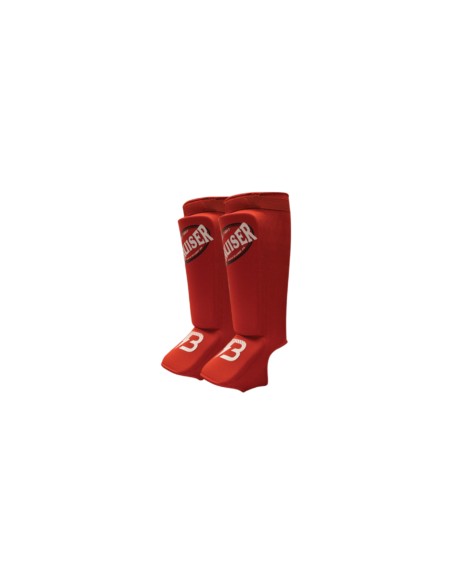 Espinillera tobillera  Tubular  Azul Rojo ES-603-r