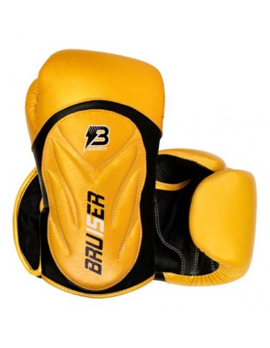 Guante boxeo premium piel dorado GU-301-14 oz- Bru