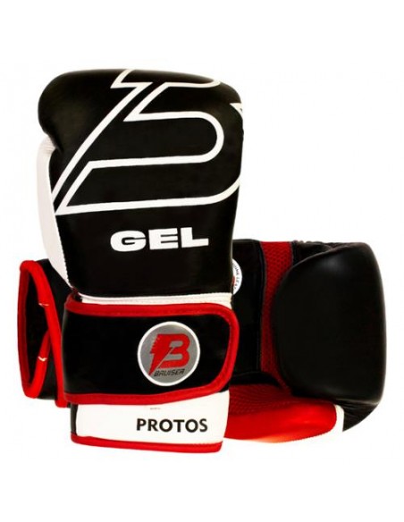 Guantes Gel Negro GU-312 Piel-10 Oz