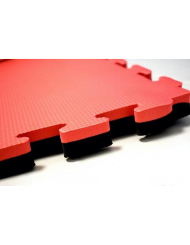 Tatami 1 x 1 m 20 mm negro/amarillo