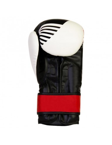 Guantes Boxeo Fury P Piel blanco y rojo - 14/16