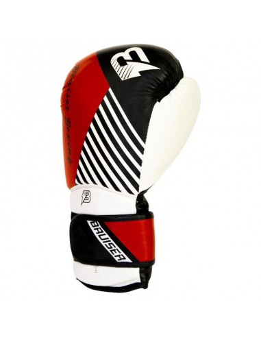 Guantes Boxeo Fury P Piel blanco y rojo - 14/16