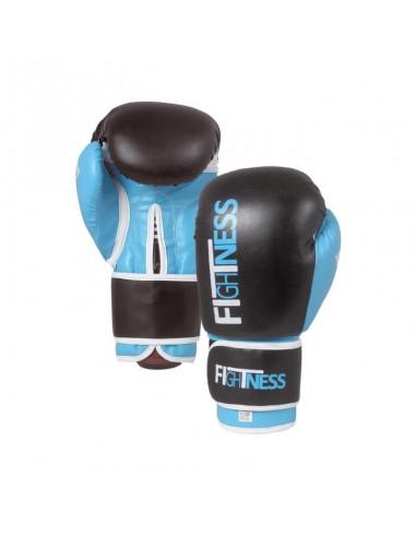 Guantes Boxeo  Fightness  Azul - 14 Oz - Bruiser