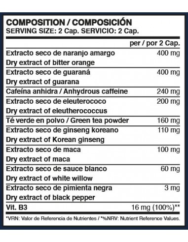 Thermo X 1 x 2 Capsulas - Erix nutrición