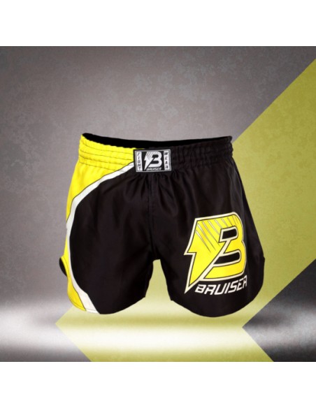 Pantalon Thai / kick Pro Kids sublimado amarillo P
