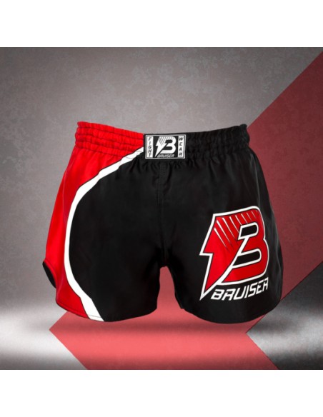 Pantalon Thai / Kick Pro Kids sublimado rojo PAN-3