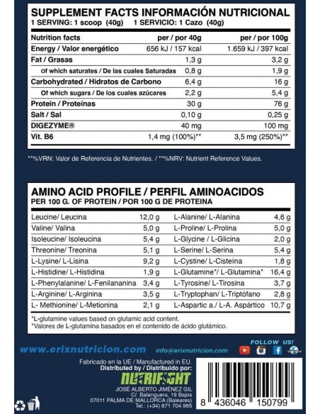 Whey Plus Ultimate 2 kg oreo - Erix nutrición