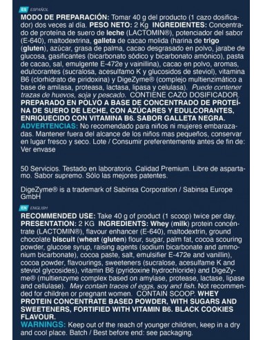 Whey Plus Ultimate 2 kg oreo - Erix nutrición