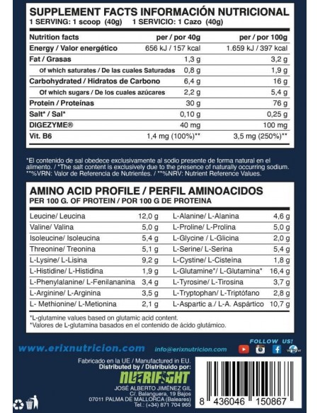 Whey Plus Ultimate 2 kg fresa - Erix nutrición