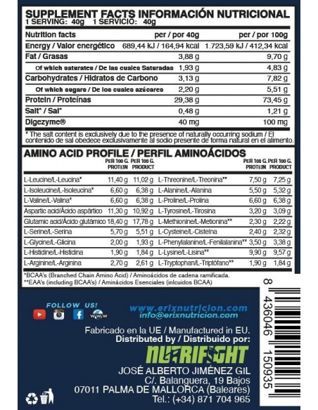 Protein Shake whey 40 Gr  Tarta de queso con fresa