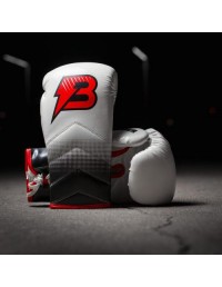 Guantes Boxeo Thunder White P Piel -10 Oz -Bruiser 2