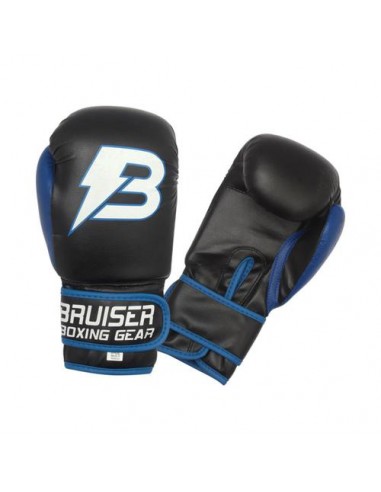 Guantes Boxeo Pro Kids Azul/Negro- 6 Oz - Bruiser 