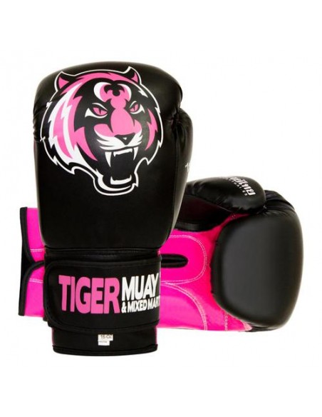 Guantes Boxeo Girl rosas - 12 Oz - Tiger 