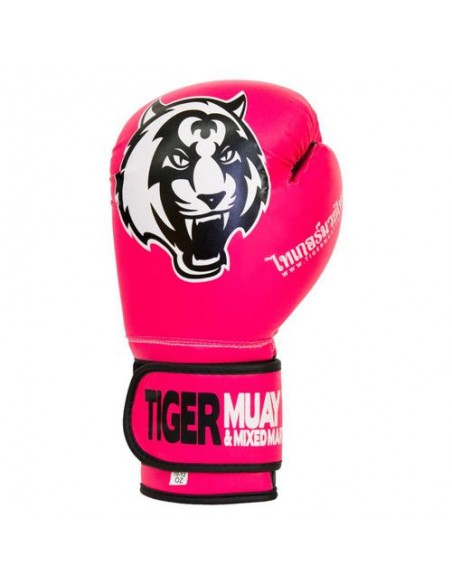 Guantes Boxeo Tiger Girl P Piel rosas - 12 Oz