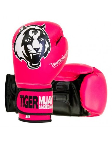 Guantes Boxeo Tiger Girl P Piel rosas - 12 Oz