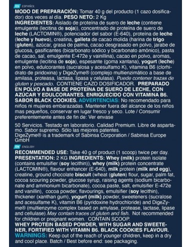 ISO Advanced Plus 2 kg black cookies - Erix nutric