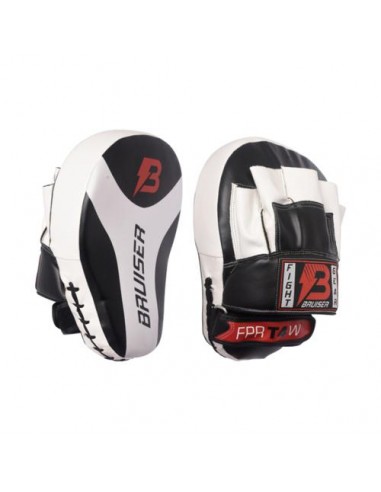Manopla curvada warrior blanca y negra MA-1109 - B