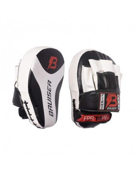 Manopla curvada warrior blanca y negra MA-1109 - B