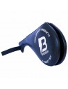 Hand mitt doble p piel negro MT-1011 azul - Bruise