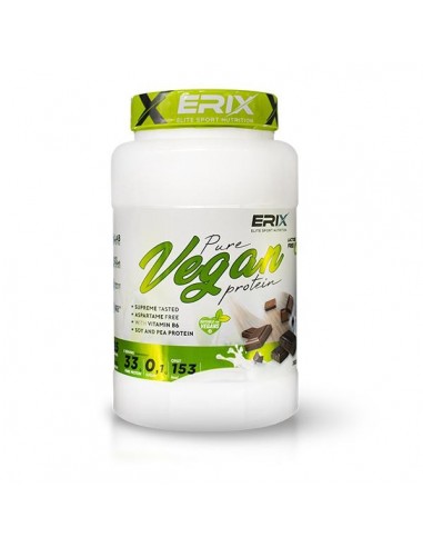 Pure vegan protein 1 kg chocolate - Erix nutrición