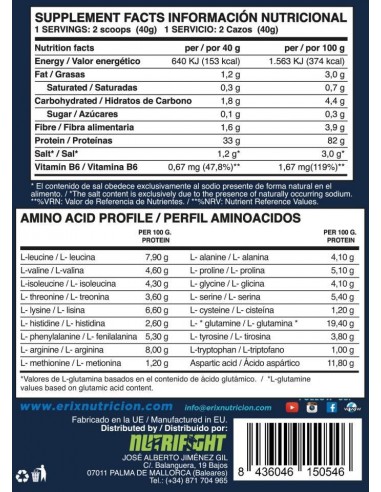 Pure vegan protein 1 kg chocolate - Erix nutrición