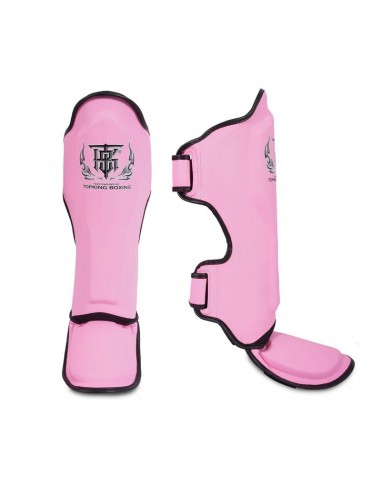 ESPINILLERAS TOPKING PRO GENUINE LEATHER L PINK