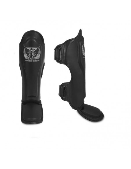 ESPINILLERAS TOPKING PRO GENUINE LEATHER BLACK M