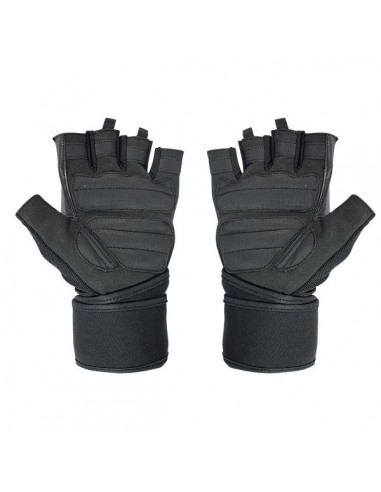 Guantes muñequera Negro/Azul Talla XL - Erix