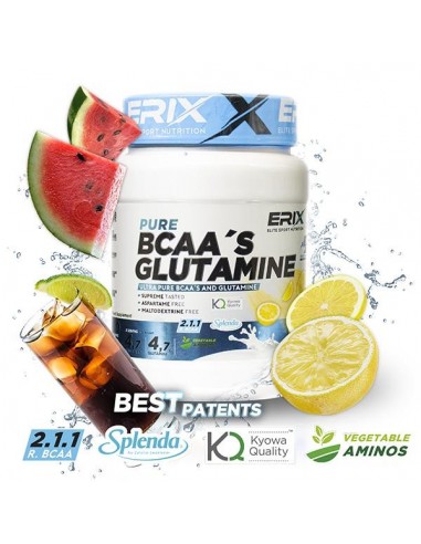 BCAA’S   GLUTAMINA   Kiowa   2 1 1 Sandia 500 gr 