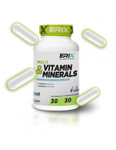 Vitaminas & Minerales 30 Caps  - Erix nutrición