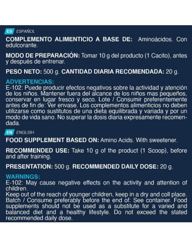 BCAA’S   GLUTAMINA   Kiowa   2 1 1 Lima/Limón 500