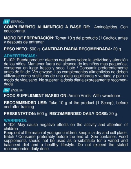 BCAA’S   GLUTAMINA   Kiowa   2 1 1 Lima/Limón 500