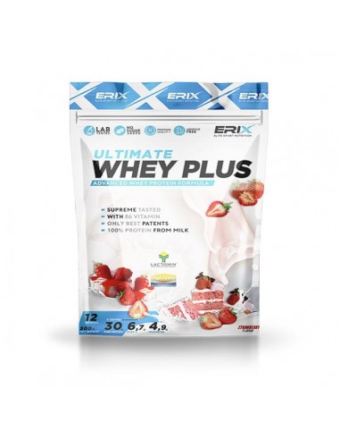 Whey Plus Ultimate 500 GR Fresa - Erix nutrición