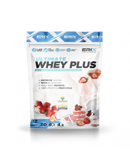 Whey Plus Ultimate 500 GR Fresa - Erix nutrición