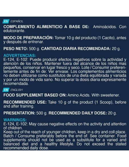 BCAA’S   GLUTAMINA   Kiowa   2 1 1 Cola 500 gr  -