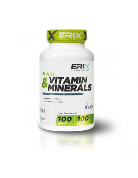 Vitaminas & Minerales 100 Caps  - Erix nutrición