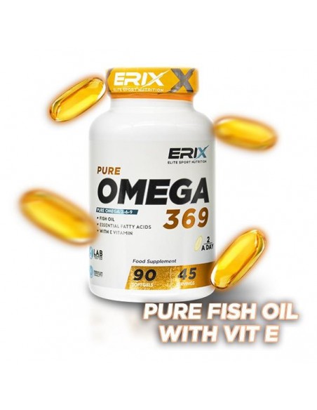 Omega 3-6-9 - 90 perlas - Erix Nutrición