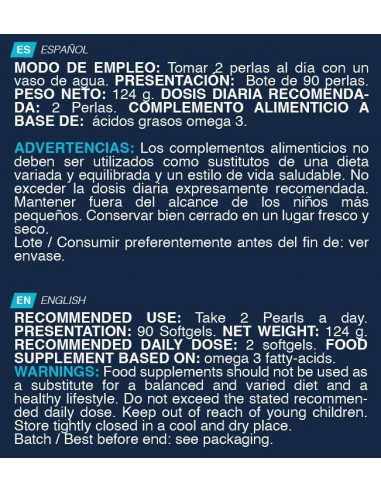 Omega 3 - 90 Perlas - Erix nutrición