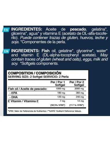 Omega 3 - 90 Perlas - Erix nutrición