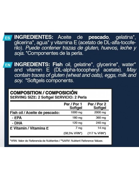 Omega 3 - 90 Perlas - Erix nutrición