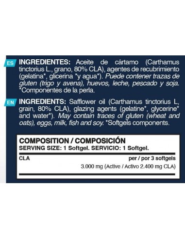 CLA 90 softgel - Erix Nutrición